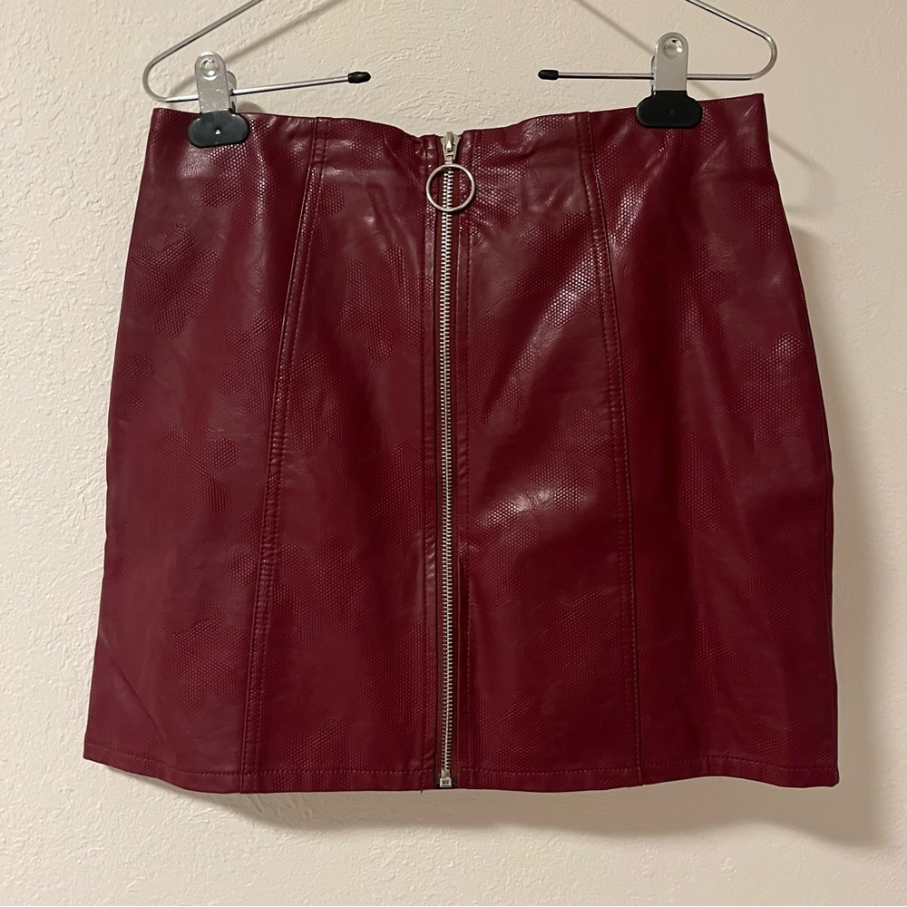 Shinestar Red Mini Skirt Night Out